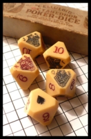 Dice : Dice - Poker Dice - Poker Dice 8D Truncated by Celluloid 1881 - Ebay Mar 2011